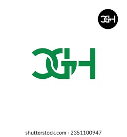 Letter CGH Monogram Logo Design