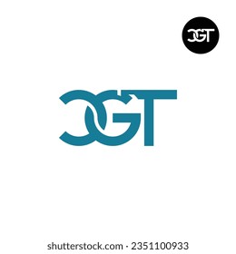 Diseño del logotipo de monograma CGT