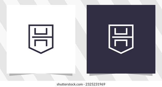 letter ch hc logo design
