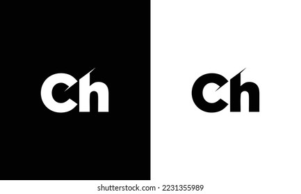 The letter CH initials logo is simple and modern