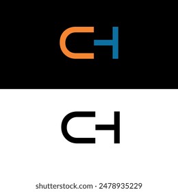 letra CH logo diseño de Plantilla de Vector diseño para la marca.