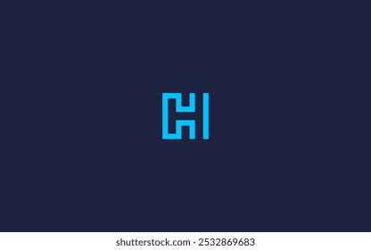 Letter ch square logo icon design vector design template inspiration