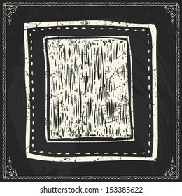 letter chalk doodle border and design elements letter chalk straight classical vegetation nails fingers texture isolated border sprout drawn mark ornate classic art vortex banner worth value crease pr