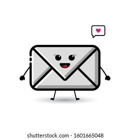 A letter character in flat design style