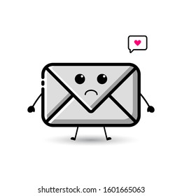 A letter character in flat design style