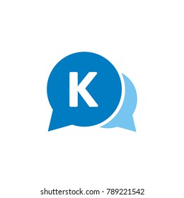 Letter chat logo
