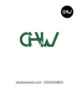 Letter CHW Monogram Logo Design