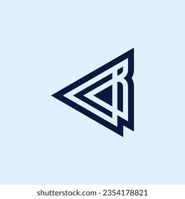 Letter CI or IC logo