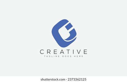 Letter CI logo design template vector illustration
