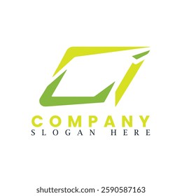 Letter Ci logo vector template