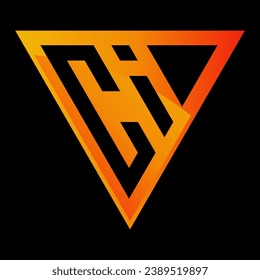 Letter CI Triangle Logo Design