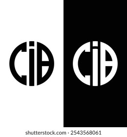 Letter CIB Logo Vector Icon Stock Vector