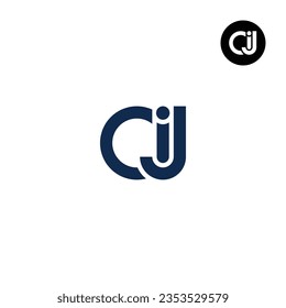 Letter CIJ Monogram Logo Design