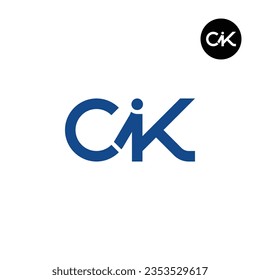 Letter CIK Monogram Logo Design