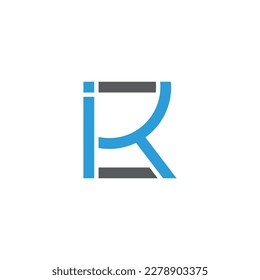 letter cik simple logo vector 