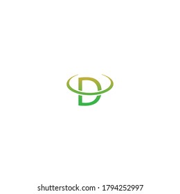 Logotipo de círculo de letras, letra conceptual A + círculo de iconos