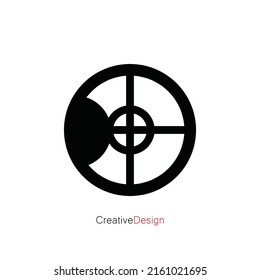 Designvorlagen für das Logo des Buchstabens