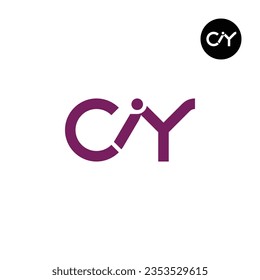 Letter CIY Monogram Logo Design