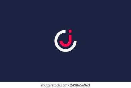 letter cj with circle logo icon design vector design template inspiration