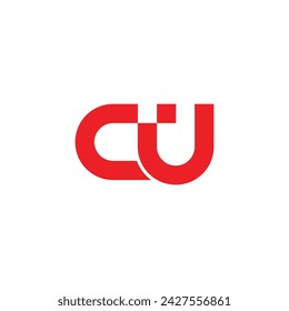 letra cj punto pixel línea geométrica logo vector 