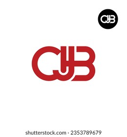 Diseño de logotipo de monograma CJB