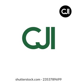 Letter CJI Monogram Logo Design