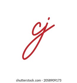 Letter cjy abstract logo design