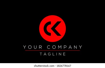 Letter CK Logo Design, Creative Modern Icon KC C K