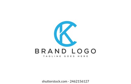 letter CK logo design vector template design for brand