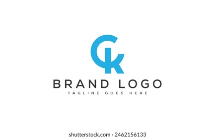 letter CK logo design vector template design for brand