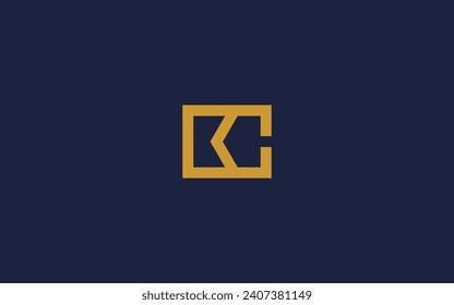 letter ck square logo icon design vector design template inspiration