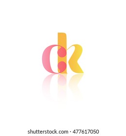 Letter CK that can be used as initial logo