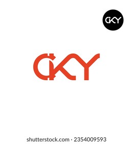 Letter CKY Monogram Logo Design