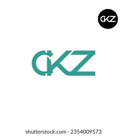 Letter CKZ Monogram Logo Design