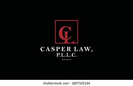 Letter CL And Law Vector Logo Design Inspirations