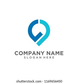 Letter CL logo design