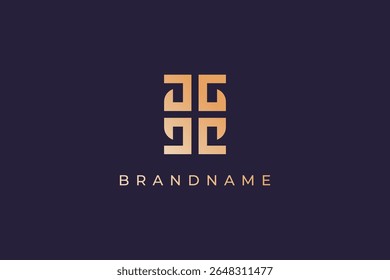 Letter CL square shaped logo design vector template.