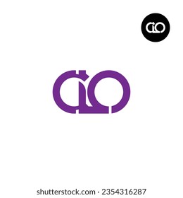 Letter CLO Monogram Logo Design