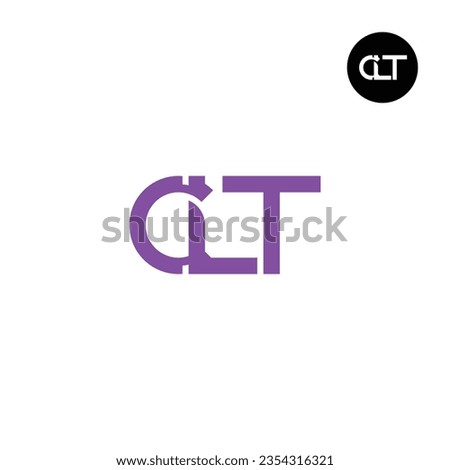 Letter CLT Monogram Logo Design
