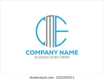 Letter CME Logo or Icon Design Vector Image Template