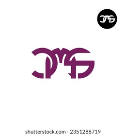 Diseño de logotipo de monograma CMS