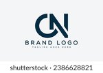 letter CN logo design vector template design for brand.