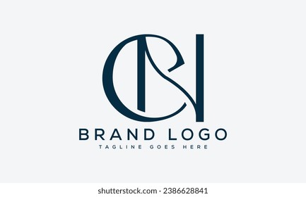 letter CN logo design vector template design for brand.