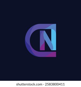 Letter cn logo icon design vector design template inspiration