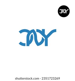 Diseño de logotipo de monograma de carta CNY