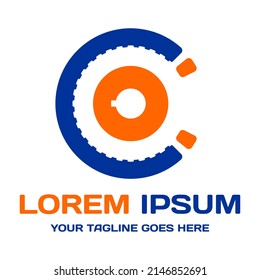 Letter CO logo design with monogram concept