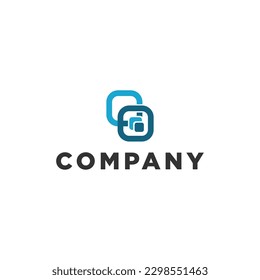 Letter CO logo design template vector illustration
