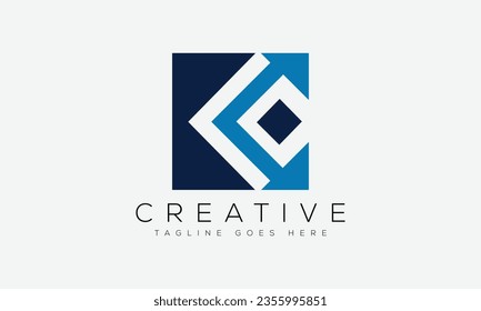 Letter CO logo design template vector illustration.