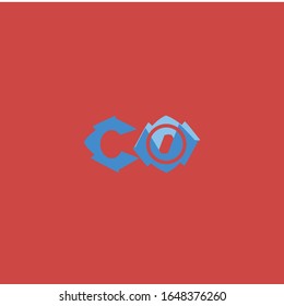 letter co logo design vector icon