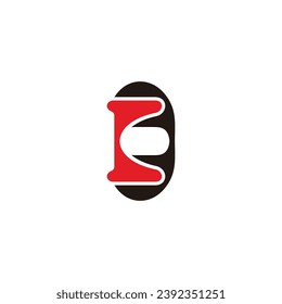 letter co simple geometric logo vector 